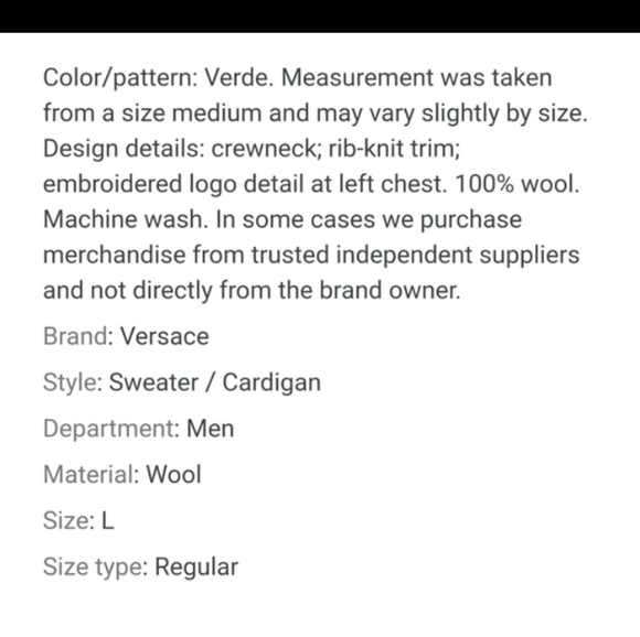 Versace sweater - Picture 4 of 4